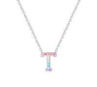 Dixbix Women Initial Letter Necklaces,Initial Baseball Number Birthstone Necklace Jewelry Gifts for Women, Rhinestone, Rhinestone