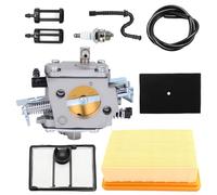 Dixhills Concrete Cut-Off Saw Carb Carburetor Compatible with STIHL TS400 TS 400, Air filter replaces MPN 4223 141 0300, 4223 141 0600, 4223 140 1800;Carburetor replaces HS-274E 4223 120 0600