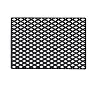 Dixie Black grid doormat 45x75 cm
