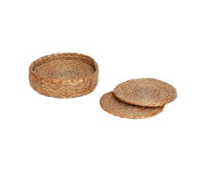 Dixie Elin coaster Ø10.5 cm 6-pack Natural