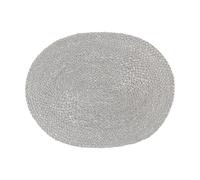 Dixie Elin placemat oval Silver grey