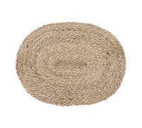 Dixie Elin placemat twist oval Natural-grey