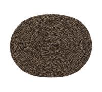 Dixie Ella placemat oval black