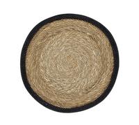 Dixie Emil round placemat nature-black