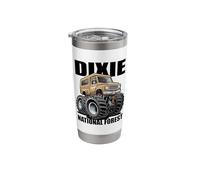 Dixie National Forest Utah Overlanding Truck Cartoon Design Stainless Steel Insulated Tumbler