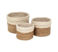 Dixie Plaited storage box 3-pack Nature-white