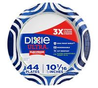 Dixie Ultra Paper Plates, 10 1/16 Inch Plates, 44 Count