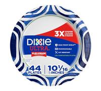Dixie Ultra Paper Plates, 10 1/16 Inch Plates, 44 Count