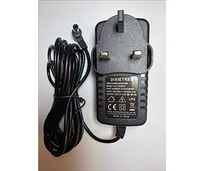 DIXIETREE Replacement 12V 2A AC-DC Adaptor Power Supply for Yamaha DTX 502 Drum Module PA-130B, Wall Mounted, 3M Cable, CE Certified, 1 Year Warranty, Dedicated Customer Service Line