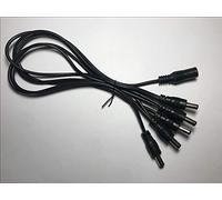DIXIETREE Replacement 5 Way Effects Pedal 9V Daisy Chain Power Supply Cable Splitter Adapter for Chord