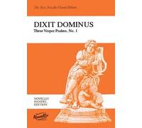 Dixit Dominus: Vocal Score (Novello Handel Edition) by Handel, George Frideric (2000) Paperback