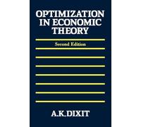 Dixit – Optimization in Economic Theory – 2nd edition – Paperback