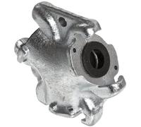 Dixon Air King AM10 Iron Air Hose Fitting, 2 Lug Universal Coupling with Triple Connections by Dixon Valve & Coupling
