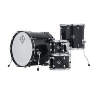 Dixon Cornerstone Hybrid 22 4pc Shell Pack Piano Black Gloss