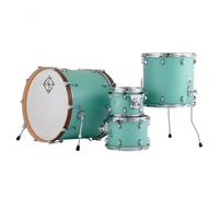 Dixon Cornerstone Hybrid 22 Drum Kit w/Hardware & Steel Snare Satin Neo-Mint