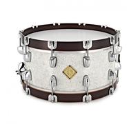 Dixon Drums 14 x 6.5 Classic Series Sub Zero Maple w/Maple Hoops