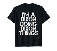 DIXON Funny Surname Family Tree Birthday Reunion Gift Idea T-Shirt