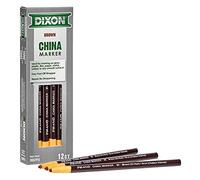 DIXON Industrial Phano Peel-Off China Marker Pencils, High Heat, Brown, 1 (00095)(Pack of 1)