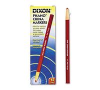 Dixon Phano Non-toxic China Marker - Red Ink - Red Lead - Red Barrel