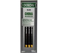 Dixon Ticonderoga 464-00077 77 Black Phano China Marker