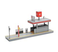 DIY 1/64 Metro Station Model Miniature Building Model for Diorama Sand Table