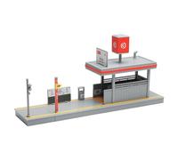 DIY 1/64 Metro Station Model Miniature Building Model for Diorama Table