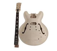 DIY 1 Set Unfinished Guitar Neck And Body Electric Guitar Kit