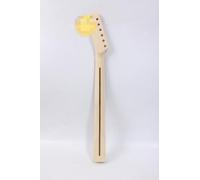 DIY 22 Fret Maple Guitar Neck 25.5 Inch Scale Rosewood Fretboard Trapezoid Inlay BLACK LINE