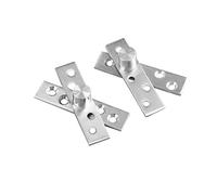 DIY 270 Degree Rotation Axis 75/100/150mm Stainless Steel Up and Down Doors Rotating Hinges,Location Shaft Hidden Pivot Hinge(S)