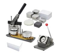 Diy 2x2in Square Fridge Magnet Maker Machine - 200pcs Materials & 100pcs Photo Paper, Create Custom Refrigerator Stickers With Easy Paper Cutter