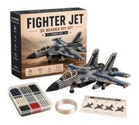 DIY 3D Beaded Puzzle Kit, Small Handmade Army Themed Beaded Kit, Includes Fighter Jets, Tanks, Helicopters, And Sailboats, For Teens And Adults