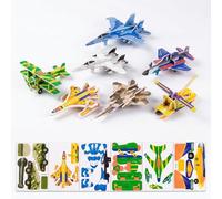 DIY 3D Creative Insect Paper Jigsaw Puzzle, 25 PCS Jungle Animals,Brain-boosting Challenge, Crafts Gifts, for Activity, Classroom Family(Style 1)