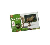 DIY 3D Horse Puzzle Toy - Educational Farm Animal Anatomy Model Kit for Kids - 45-Piece STEM Assembly Set with Skeleton & Organs, Learning Toy for Boys & Girls Ages 6+