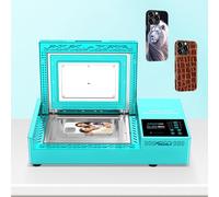 DIY 3D Phone Case Heat Press Machine Kit, Professional 3D Vacuum Heat Press Machine, with Molds & 20 Shells, Heat Up to 130°C, for Various Phone Models