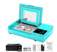 DIY 3D Phone Case Heat Press Machine Kit with 2 Molds & 20 Cases | Sublimation Printer for Custom Personalized Design | 180°C Fast Heat withprinter