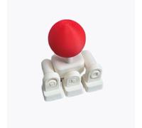 DIY 3D Printed Joystick Conversion Kit for Mechanical Keyboard - 4-Way WASD Game Controller Keycap Set, Arcade Style Gaming Lever for Street Fighter & Retro Games (White)