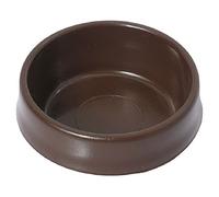 DIY, 4 Small Castor Cups, Brown, to Protect your Floors, 1.5" in Diameter (3.8 cms)