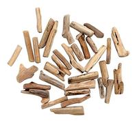 DIY 50Pcs/Pack Natural Driftwood Wooden Craft Slices Aquariums,