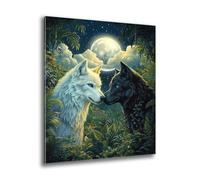 DIY 5D Diamond Art Kits Adults, Full Drill Round Drill Diamond Painting Plant Animal Pattern Design, Crystal Art Kits Handmade Crafts, Gem Painting Suitable for Home Living Room Decor 35x45cm e-417