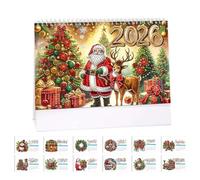 DIY 5D Diamond Art Painting Desk Calendar 2026, Monthly Planner from Jan 2026 to Dec, Standing Desk Calendar2026 Monthly Flip Desktop Calendars for Home Office Desktop Planning Decoration (style A)