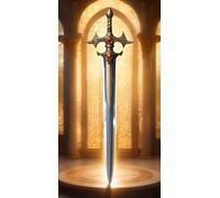 DIY 5D Diamond Art Painting Kit Full Drill, Palace Sword Diamond Art, Diamond Painting Kits for Adults, Round Diamond Dots Crystal Art paintings, Home Wall Room Decor, Gifts for Women, 20x40cm L-105