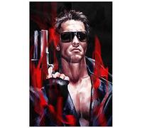 DIY 5d Diamond Painting by Number Kit The Classic Movie Terminator Diamond Embroidery Cross Stitch Arts 50x50CM