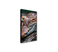 DIY 5D Diamond Painting Color Crocodile Christmas Diamond Art Kits Adults Accessories Full Drill Crafts Painting Embroidery Cross Stitch Canvas Paint by Numbers Kid Home Wall Decor 50x100cm,20x40IN