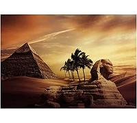 DIY 5D Diamond Painting Full Set Adult/Children Painting by Numbers Egyptian Pyramid Diamond Painting Pictures Embroidery Cross Stitch Mosaic Painting Craft Art Home Wall Decor Square Drill 40x40cm