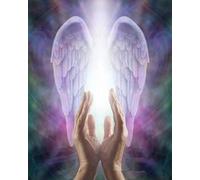DIY 5D Diamond Painting Kits Angel Wings Full Drill DIY Embroidery Arts Kit for Adults Cross Stitch Craft Picture Home Wall Decor 11.8×15.7 inch