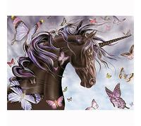 DIY 5D Diamond Painting Kits for Adults and Kids Painted Butterfly Unicorn Diamond Art Kits Full Drill Crystal Embroidery Painting Arts Crafts for Home Wall Decoration Gifts Square Drill 30x40cm