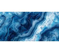 DIY 5D Diamond Painting Kits for Adults, Blue Wave Diamond Art Painting Square Full Drill Crystal Rhinestone Embroidery Picture Craft Kits for Home Wall Decor Gifts 80x160cm, P2650