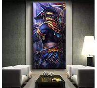DIY 5D Diamond Painting Kits for Adults/Kids by Numbers, Egyptian Large Size Diamond Art Painting Full Drill Rhinestone Embroidery Cross Stitch Canvas Crafts, for Home Wall Decor Round Drill,30x60cm