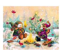 DIY 5D Diamond Painting Kits Full Drill Christmas Snowman Adults Kids Crystal Rhinestone Embroidery Cross Stitch Canvas Mosaic Diamond Art Craft for Home Wall Decor Gift Round Drill,40x50cm