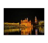 DIY 5D Diamond Painting Kits, India'S Sacred Golden Temple Full Round Drill Diamond Painting Kits Diamond Art Kits Perfect for Parent Child Activity and Home Wall Decor Gifts(40x50cm/16x20inch)